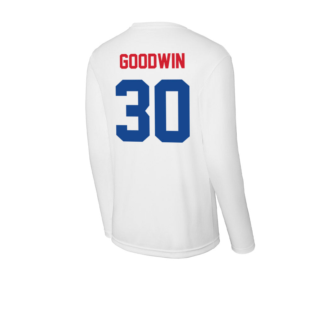 SMU - NCAA Football : Kenneth Goodwin - Activewear Long Sleeve T-Shirt-1
