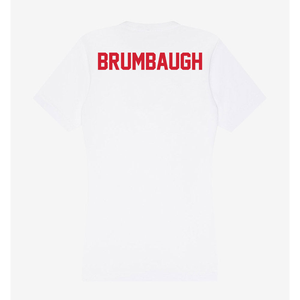 SMU - NCAA Men's Basketball : Rowan Brumbaugh - Women's V-Neck T-Shirt-1
