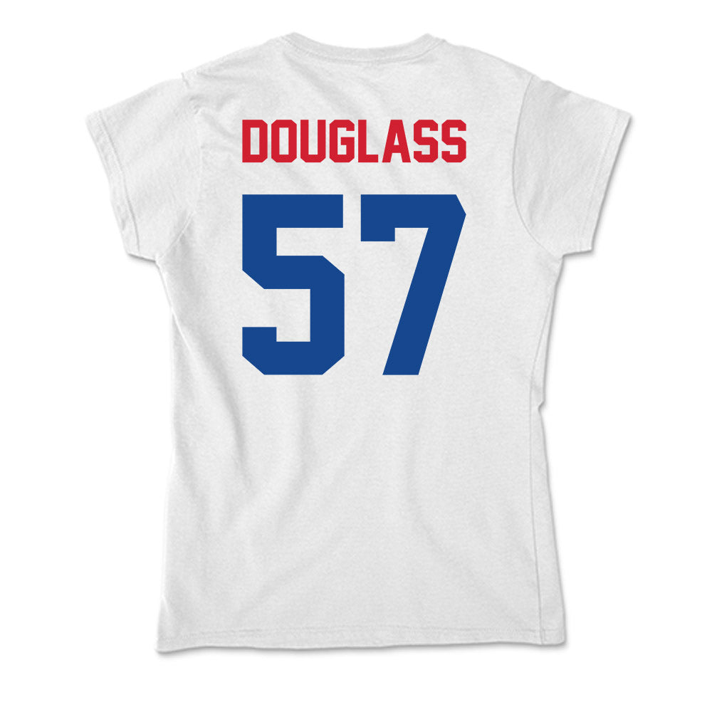 SMU - NCAA Football : Henry Douglass - Soft Style Women’s T-Shirt-1