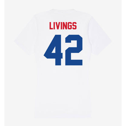 SMU - NCAA Women's Volleyball : Jadyn Livings - Women's V-Neck T-Shirt-1