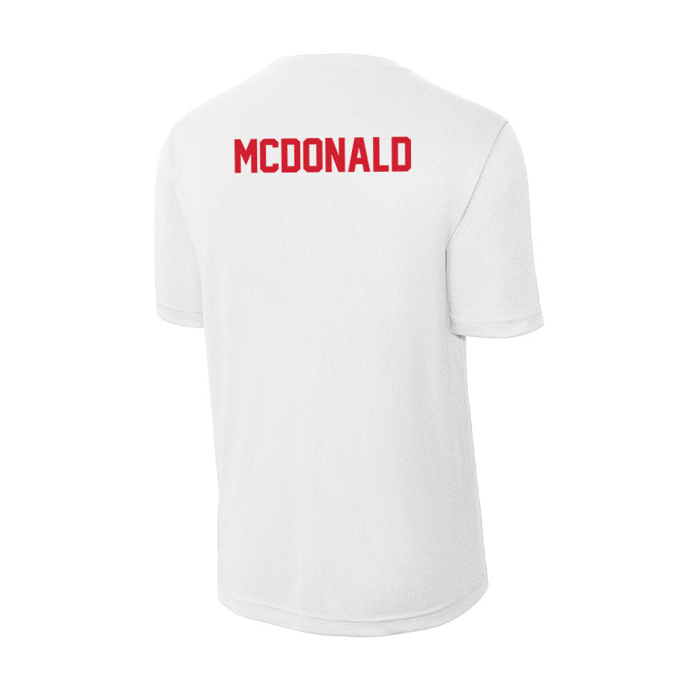 SMU - NCAA Men's Tennis : Noah McDonald - Activewear T-Shirt-1