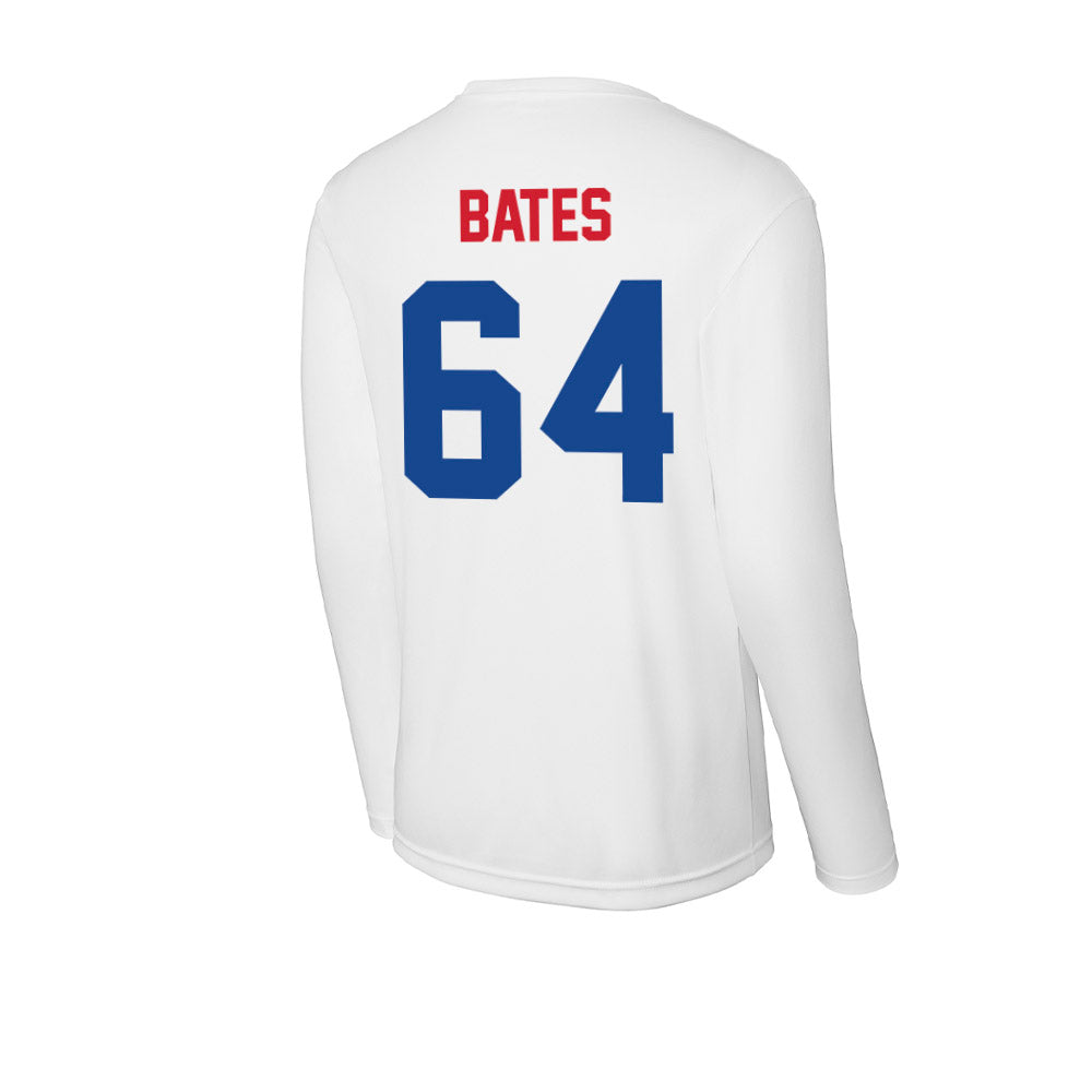 SMU - NCAA Football : Joshua Bates - Activewear Long Sleeve T-Shirt-1