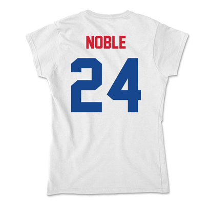 SMU - NCAA Women's Soccer : Kaylee Noble - Soft Style Women’s T-Shirt-1