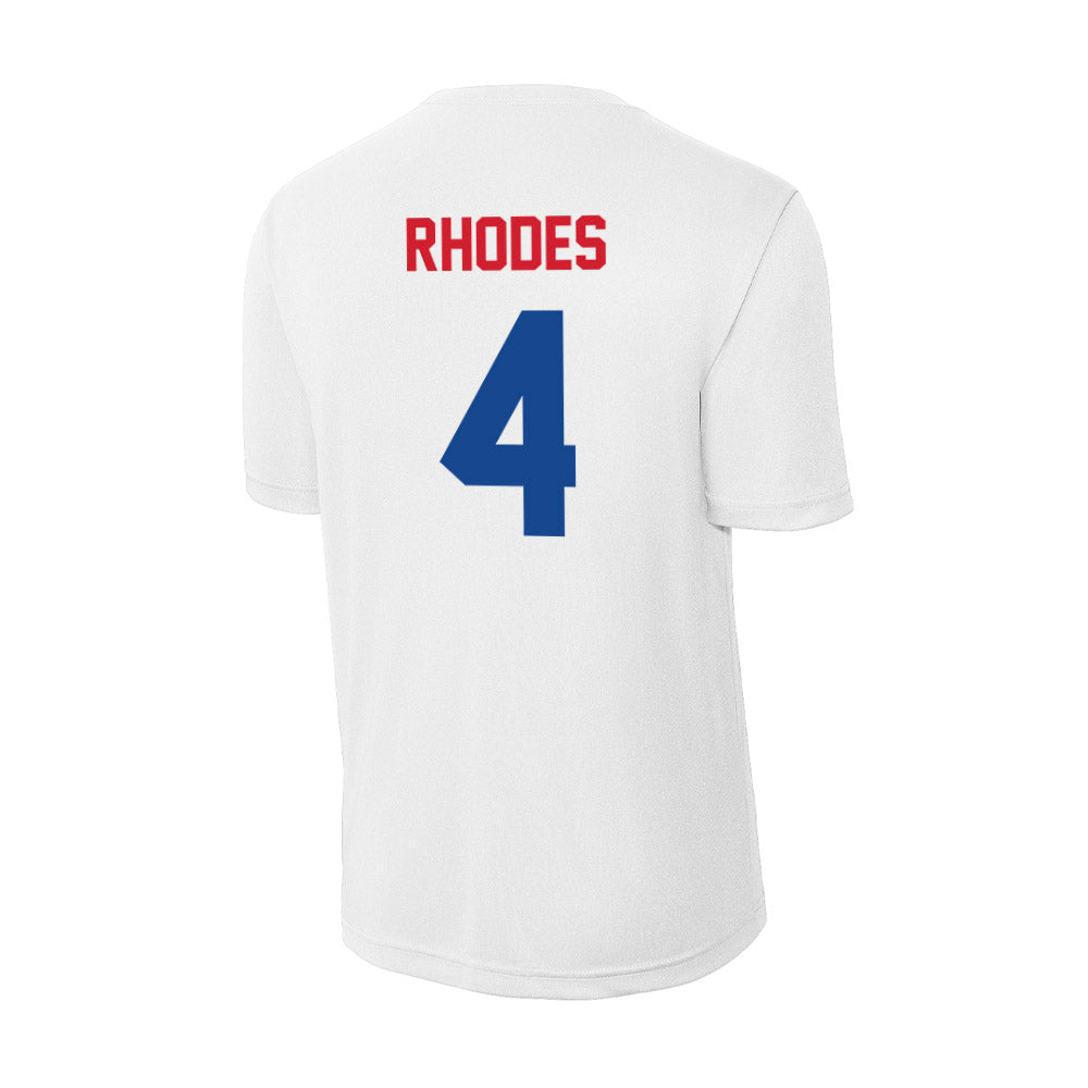 SMU - NCAA Football : Link Rhodes - Activewear T-Shirt-1