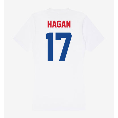SMU - NCAA Women's Soccer : Londynn Hagan - Women's V-Neck T-Shirt-1