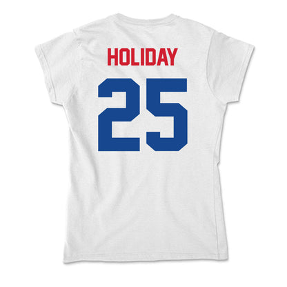 SMU - NCAA Football : Javion Holiday - Soft Style Women’s T-Shirt-1