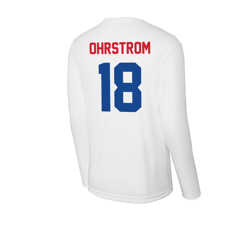 SMU - NCAA Football : Theodor Ohrstrom - Activewear Long Sleeve T-Shirt-1