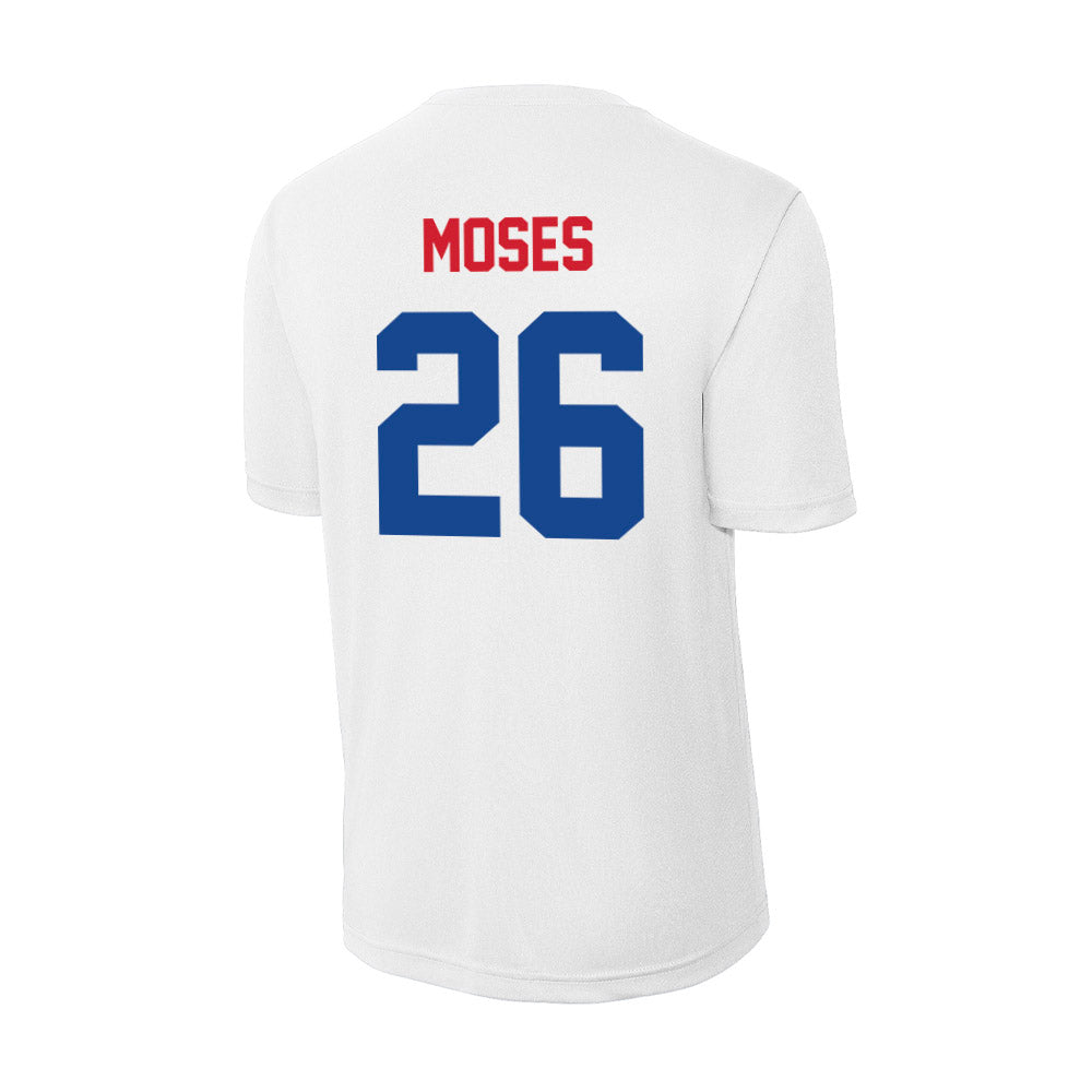 SMU - NCAA Football : Jaylen Moses - Activewear T-Shirt-1