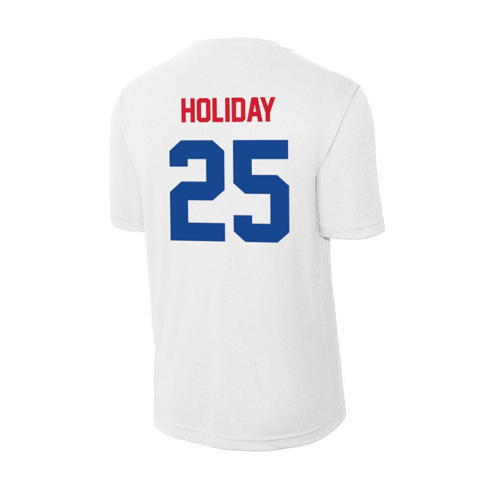 SMU - NCAA Football : Javion Holiday - Activewear T-Shirt-1