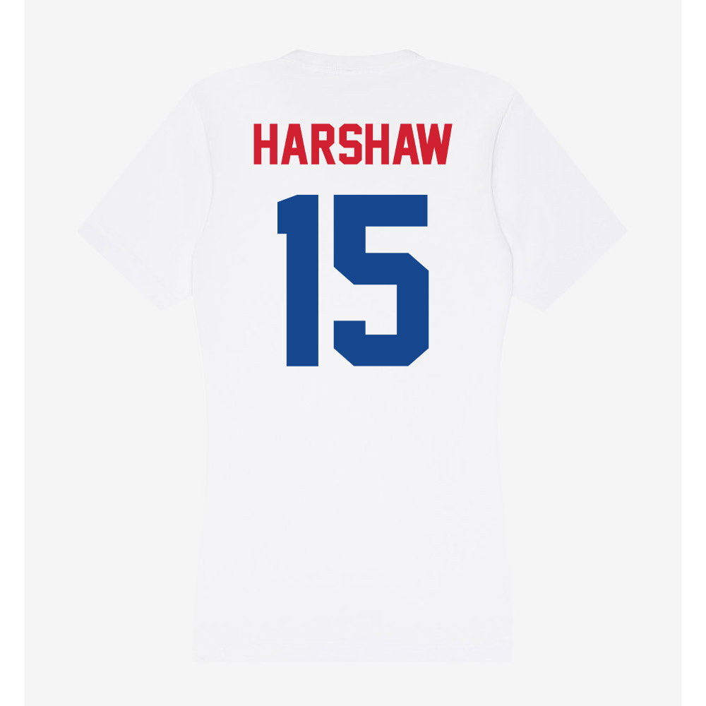 SMU - NCAA Men's Soccer : Nick Harshaw - Women's V-Neck T-Shirt-1