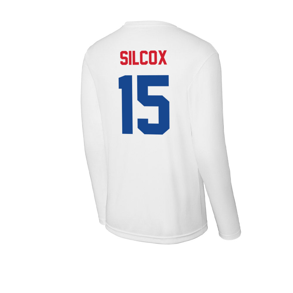 SMU - NCAA Women's Soccer : Olivia Silcox - Activewear Long Sleeve T-Shirt-1
