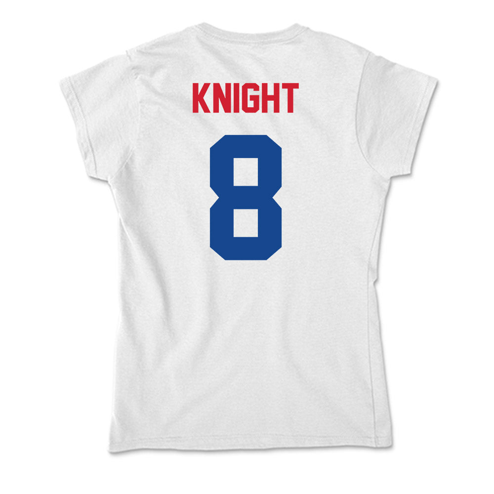 SMU - NCAA Football : Yamir Knight - Soft Style Women’s T-Shirt-1