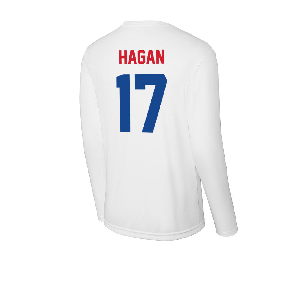 SMU - NCAA Women's Soccer : Londynn Hagan - Activewear Long Sleeve T-Shirt-1