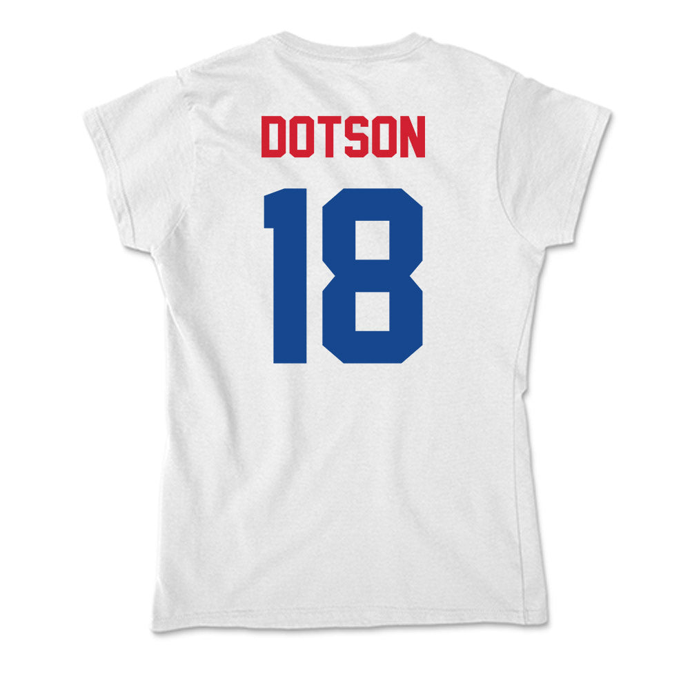 SMU - NCAA Football : KD Dotson - Soft Style Women’s T-Shirt-1