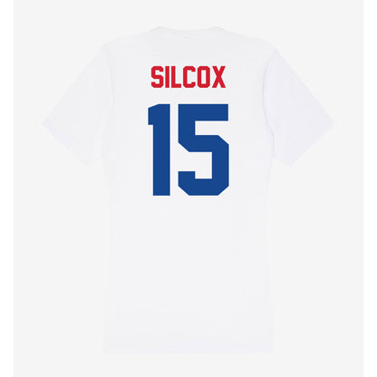 SMU - NCAA Women's Soccer : Olivia Silcox - Women's V-Neck T-Shirt-1
