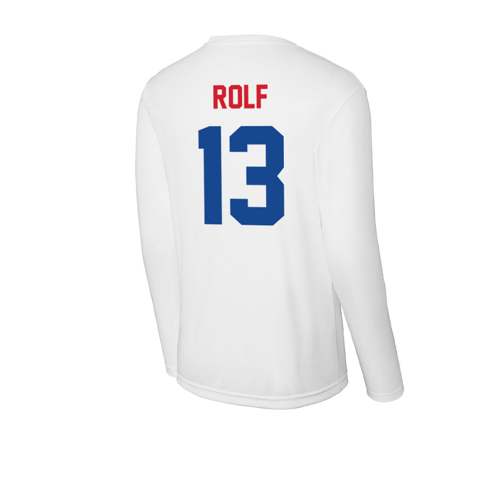 SMU - NCAA Women's Basketball : Mailien Rolf - Activewear Long Sleeve T-Shirt-1