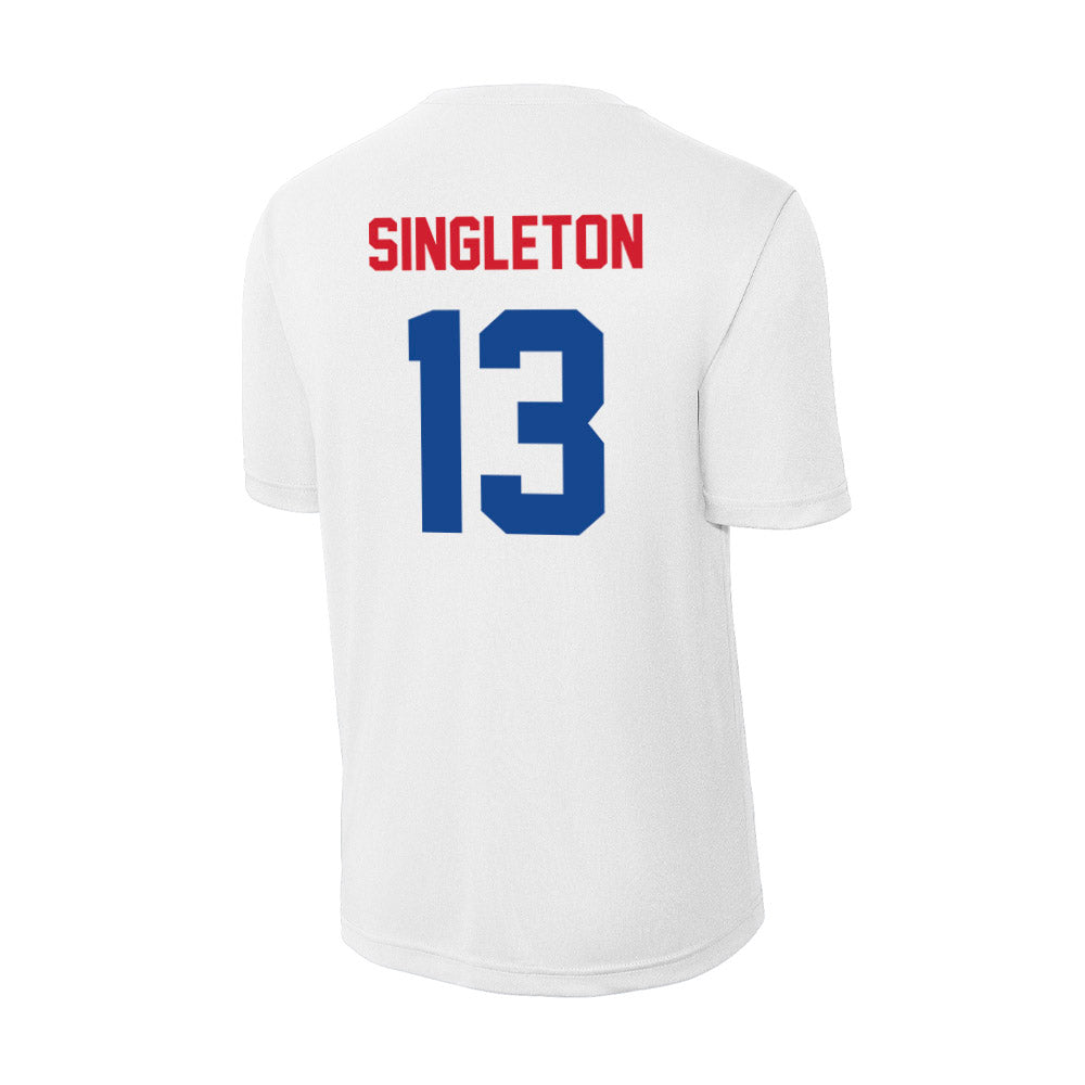 SMU - NCAA Football : Daylon Singleton - Activewear T-Shirt-1