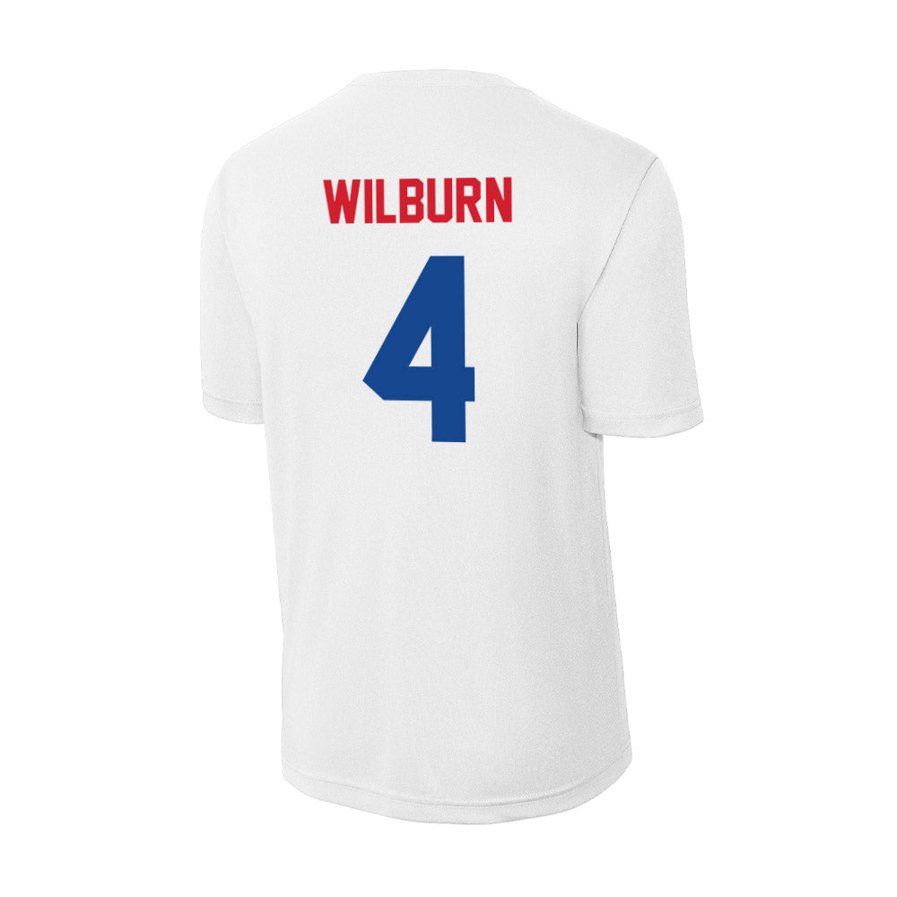 SMU - NCAA Women's Volleyball : Christa Wilburn - Activewear T-Shirt-1