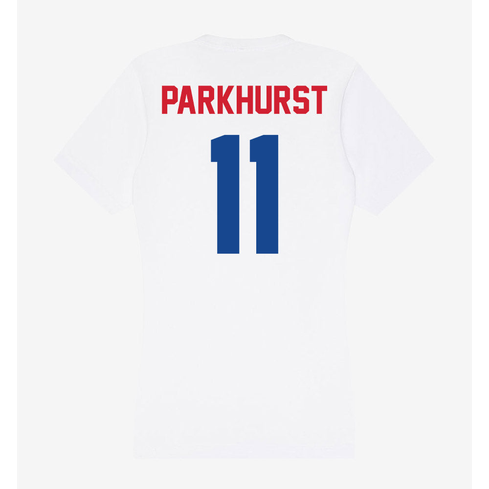 SMU - NCAA Women's Soccer : Zoe Parkhurst - Women's V-Neck T-Shirt-1