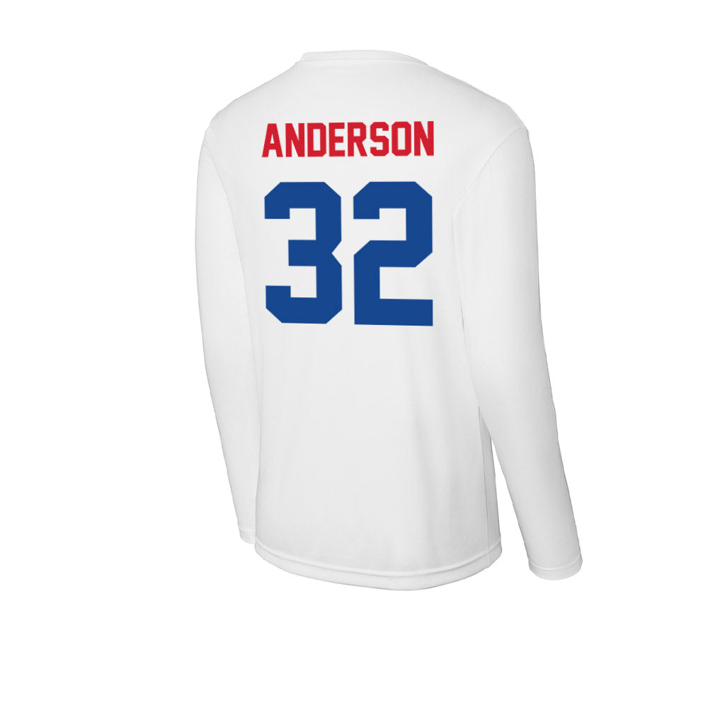 SMU - NCAA Football : Jamal Anderson - Activewear Long Sleeve T-Shirt-1