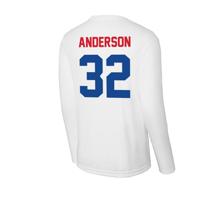 SMU - NCAA Football : Jamal Anderson - Activewear Long Sleeve T-Shirt-1