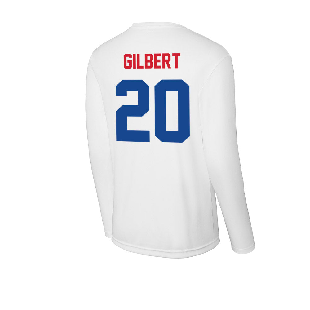 SMU - NCAA Football : Deuce Gilbert - Activewear Long Sleeve T-Shirt-1