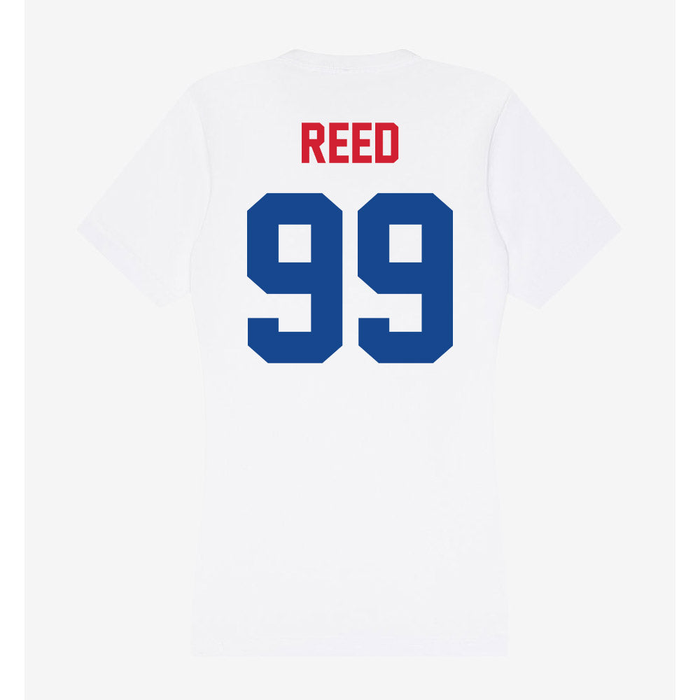 SMU - NCAA Football : Nick Reed - Women's V-Neck T-Shirt-1