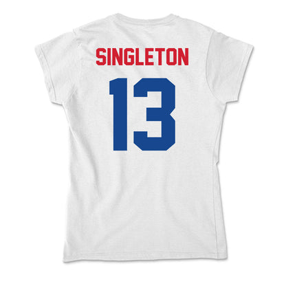 SMU - NCAA Football : Daylon Singleton - Soft Style Women’s T-Shirt-1