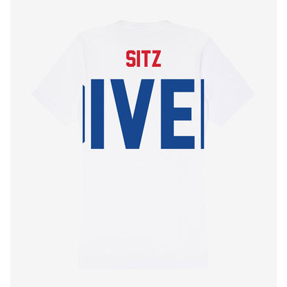 SMU - NCAA Men's Swimming & Diving : Luke Sitz - Women's V-Neck T-Shirt-1