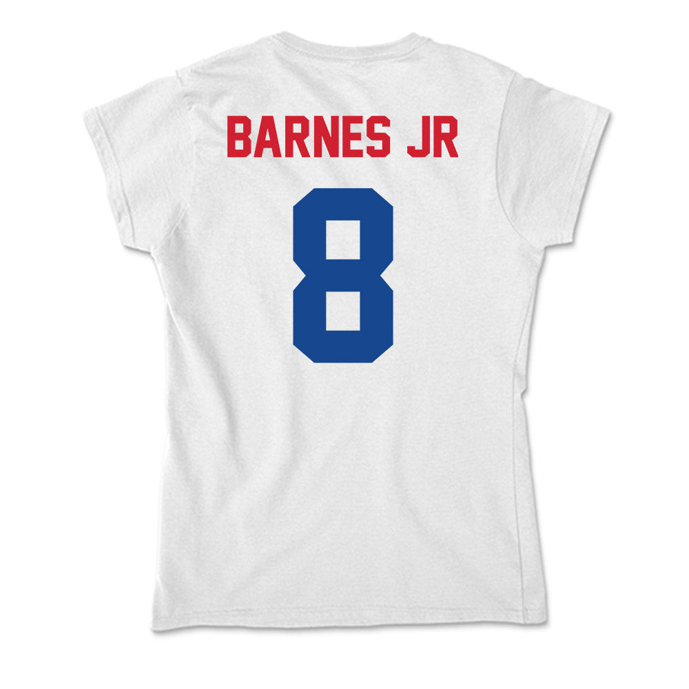 SMU - NCAA Football : Marcellus Barnes Jr - Soft Style Women’s T-Shirt-1