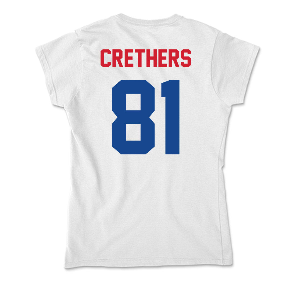 SMU - NCAA Football : Ty Crethers - Soft Style Women’s T-Shirt-1