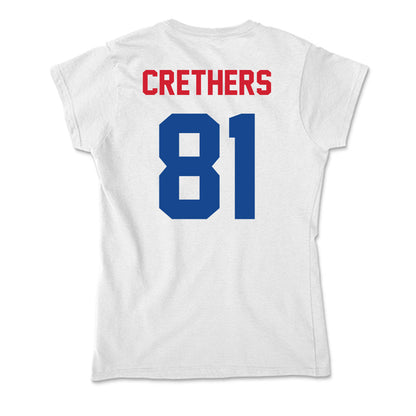 SMU - NCAA Football : Ty Crethers - Soft Style Women’s T-Shirt-1