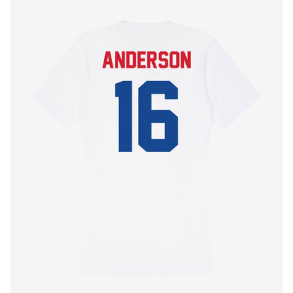 SMU - NCAA Football : Jakai Anderson - Women's V-Neck T-Shirt-1