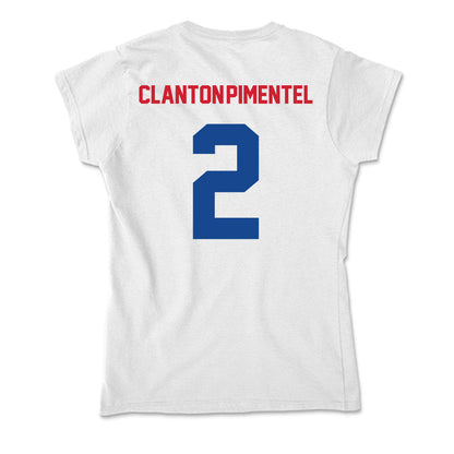 SMU - NCAA Men's Soccer : Ryan Clanton-Pimentel - Soft Style Women’s T-Shirt-1