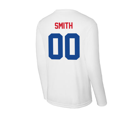 SMU - NCAA Football : Wyat Smith - Activewear Long Sleeve T-Shirt-1