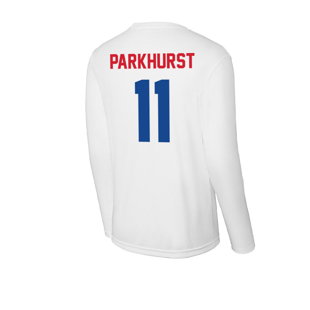 SMU - NCAA Women's Soccer : Zoe Parkhurst - Activewear Long Sleeve T-Shirt-1