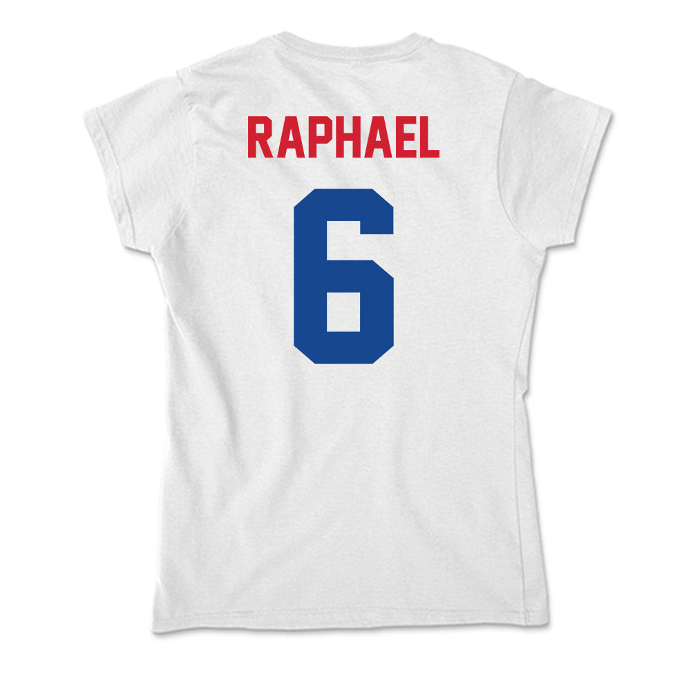 SMU - NCAA Football : Kendrick Raphael - Soft Style Women’s T-Shirt-1