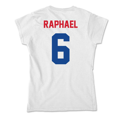 SMU - NCAA Football : Kendrick Raphael - Soft Style Women’s T-Shirt-1