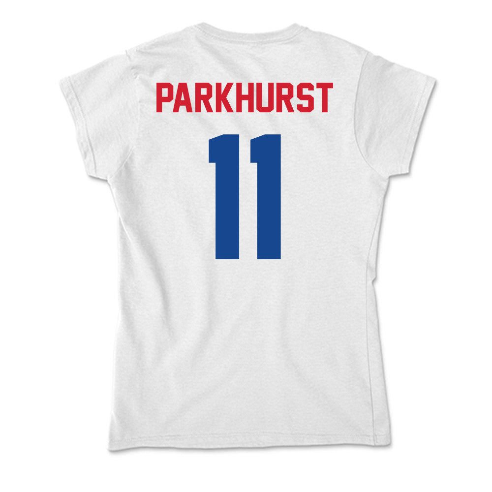 SMU - NCAA Women's Soccer : Zoe Parkhurst - Soft Style Women’s T-Shirt-1