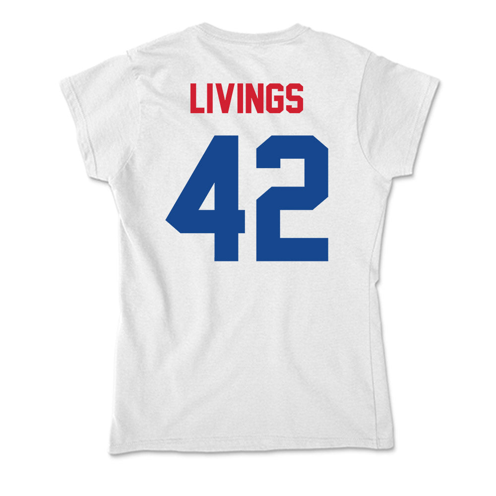 SMU - NCAA Women's Volleyball : Jadyn Livings - Soft Style Women’s T-Shirt-1