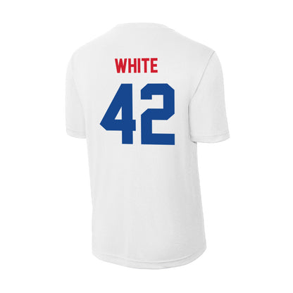 SMU - NCAA Women's Basketball : Roxy White - Activewear T-Shirt-1