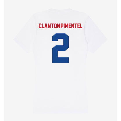 SMU - NCAA Men's Soccer : Ryan Clanton-Pimentel - Women's V-Neck T-Shirt-1