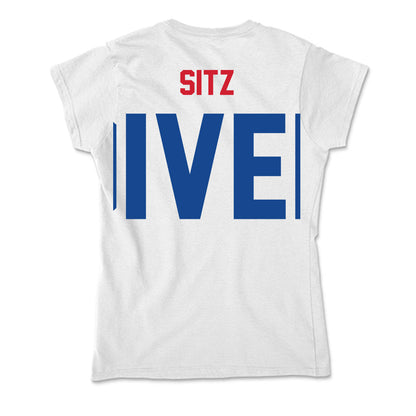 SMU - NCAA Men's Swimming & Diving : Luke Sitz - Soft Style Women’s T-Shirt-1