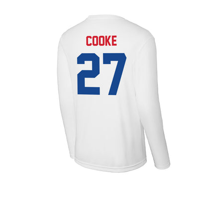 SMU - NCAA Football : Siler Cooke - Activewear Long Sleeve T-Shirt-1