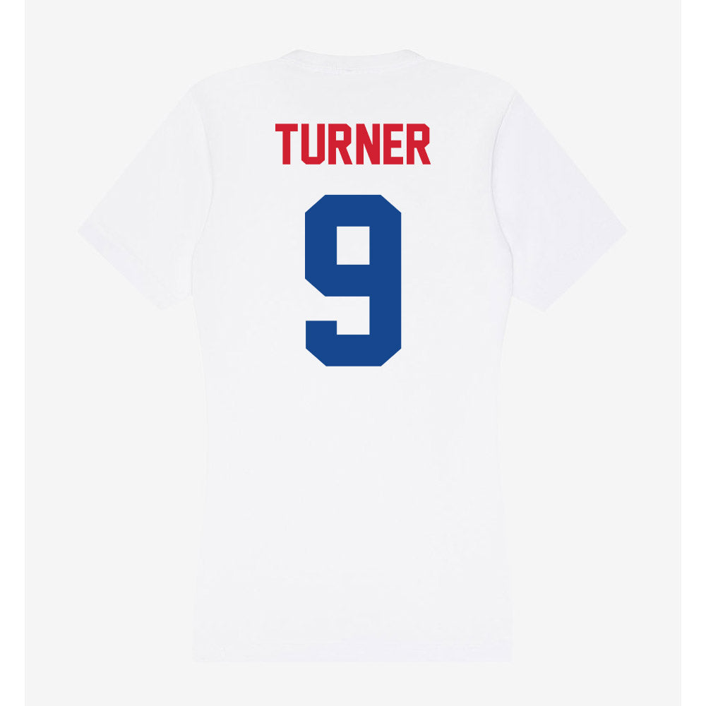SMU - NCAA Football : Zachery Turner - Women's V-Neck T-Shirt-1