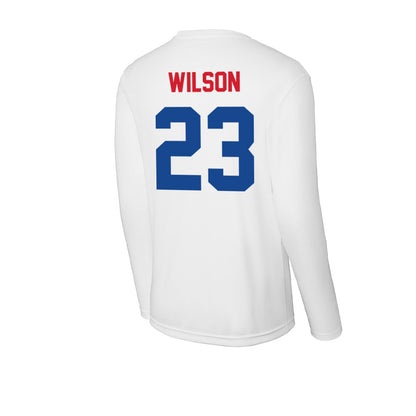 SMU - NCAA Women's Soccer : Hayden Wilson - Activewear Long Sleeve T-Shirt-1