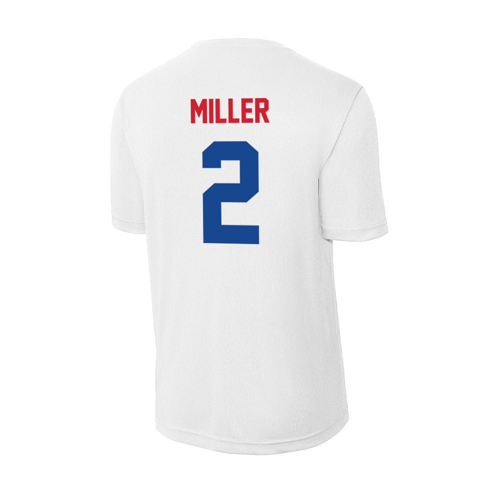 SMU - NCAA Men's Basketball : Boopie Miller - Activewear T-Shirt-1