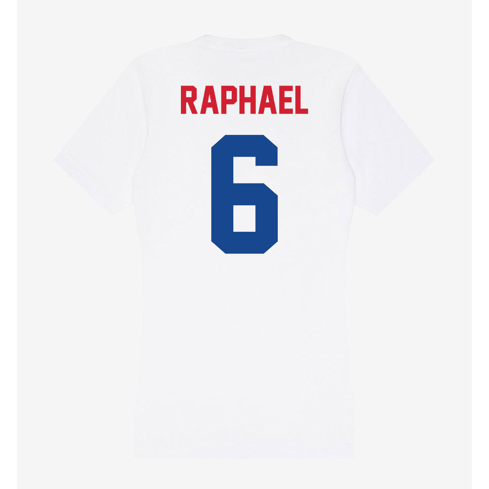 SMU - NCAA Football : Kendrick Raphael - Women's V-Neck T-Shirt-1