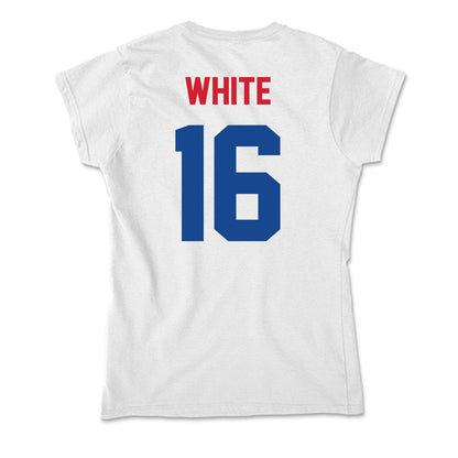 SMU - NCAA Football : Marques White - Soft Style Women’s T-Shirt-1