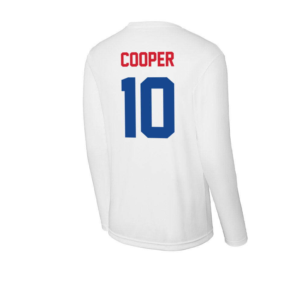 SMU - NCAA Football : Jalen Cooper - Activewear Long Sleeve T-Shirt-1